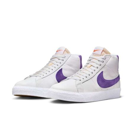 Nike SB Zoom Blazer Mid ISO (White / Court Purple / Gum Light Brown)