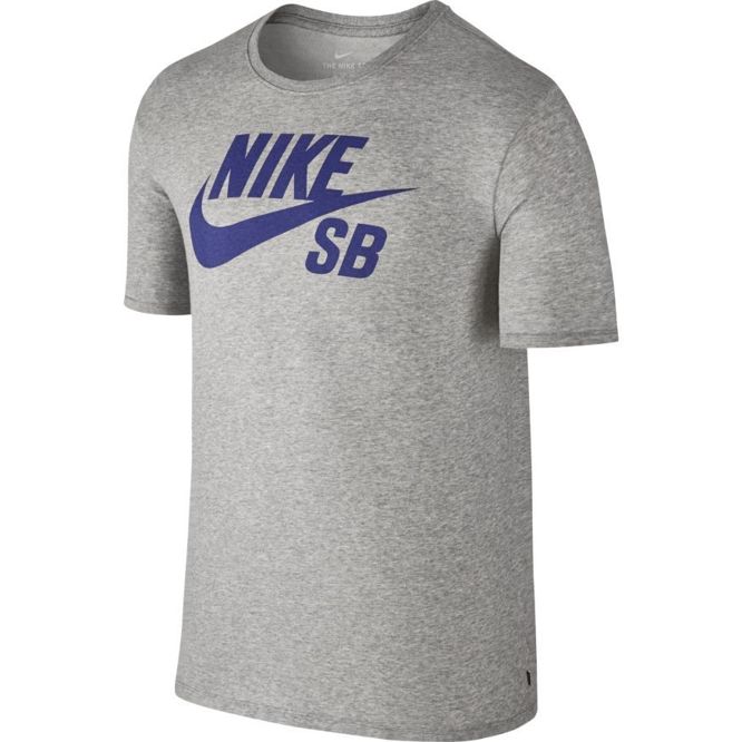 Koszulka Nike SB Logo T-Shirt (Dark Heather Grey / Deep Night)