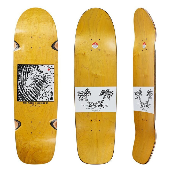 Deska Polar Skate Co. Shin Sanbongi Freedom Yellow (WHEEL WELLS) (Surf