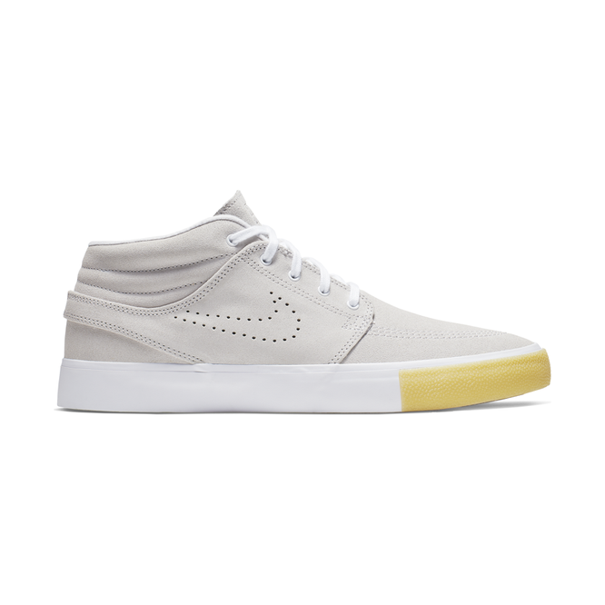 Nike SB Zoom Janoski Mid RM SE shoes White Vast Gray Gum Yellow