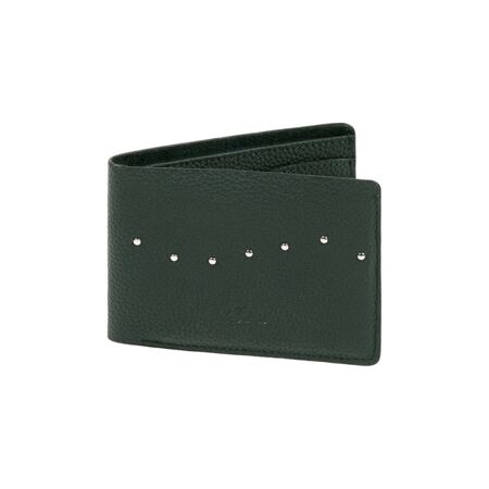 Dime Studded Bifold Wallet (Forest)