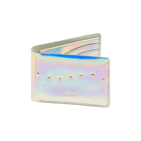 Dime Studded Bifold Wallet (Holographic)