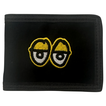 Krooked Skateboarding Eyes Bi-Fold Wallet (Black)