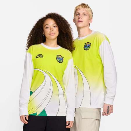 Nike SB Federation Agnostic Long-Sleeve Skate T-Shirt (White)