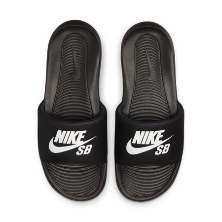 Nike SB Victori One Slide (Black/White)