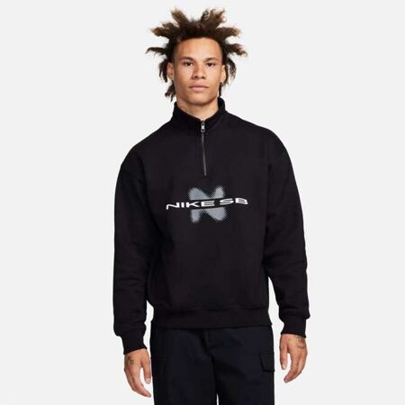 Nike SB Y2K 1/4-Zip Fleece Skate Pullover (Black)