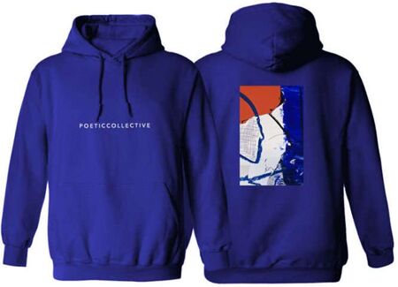 Poetic Collective Painting Hoodie (Bright Blue)