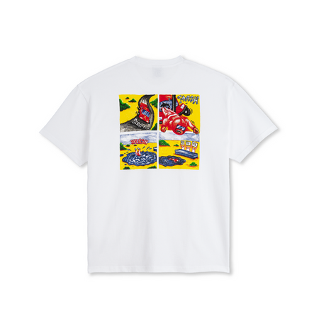 Polar Skate Co. Crash Tee (White)