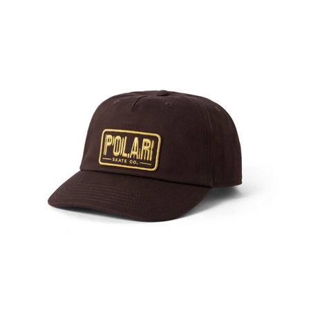 Polar Skate Co. Earthquake Patch Cap (Brown)