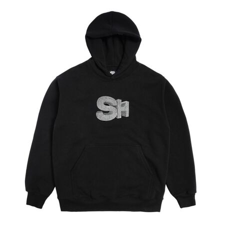 SH 3D QP Logo Embroidery Hoodie (Black)