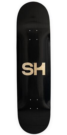 SH QP Logo board (Black / Wood)