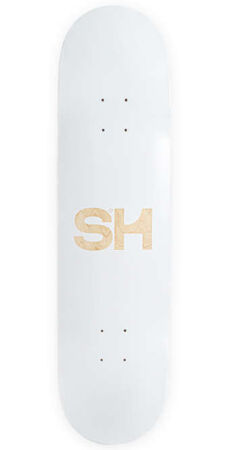 SH QP Logo board (White / Wood)