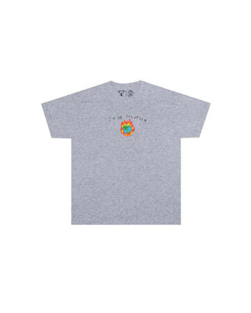 Sour Solution In Flames Tee (Heather Gray)