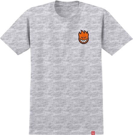 Spitfire Lil Bighead Fill T-Shirt (Ash/Orange)