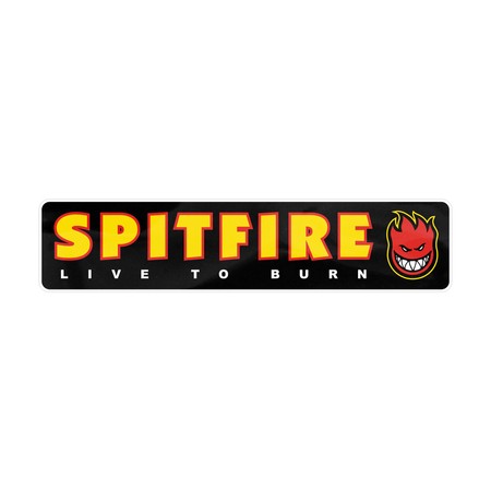 Spitfire Wheels Live To Burn Sticker