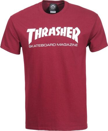 Thrasher Skate Mag Logo Tee (Maroon)