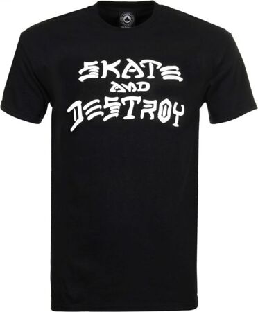 Thrasher Skate and Destroy Tee (Black/White)