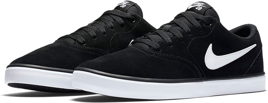 NIKE SB Check Solarsoft Black White shoes