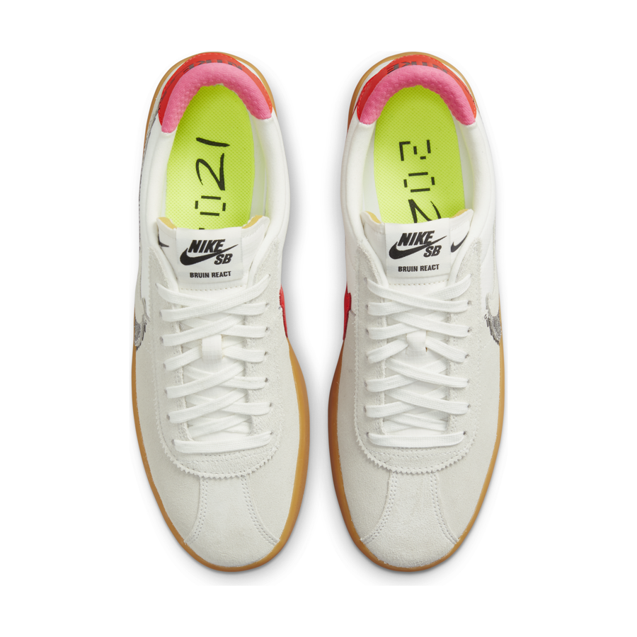 Nike sb bruin white red on sale