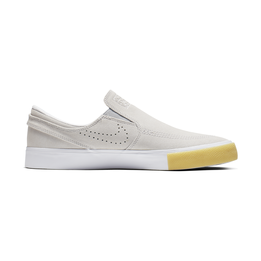 Nike SB Zoom Janoski Slip RM SE shoes White Vast Gray Gum Yellow