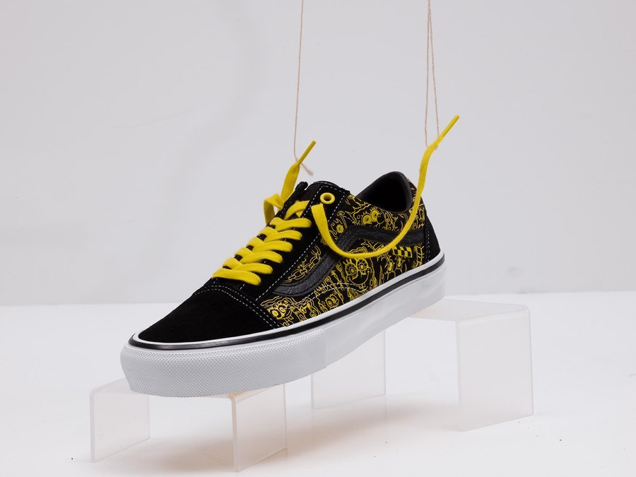 Vans Skate x Spongebob Old Skool Black Yellow White