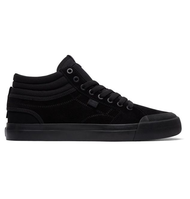 DC SKATEBOARDING EVAN SMITH HI S SHOES (BLACK/BLACK)