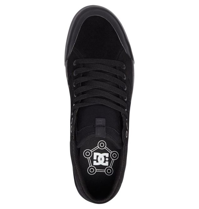 DC SKATEBOARDING EVAN SMITH HI S SHOES (BLACK/BLACK)