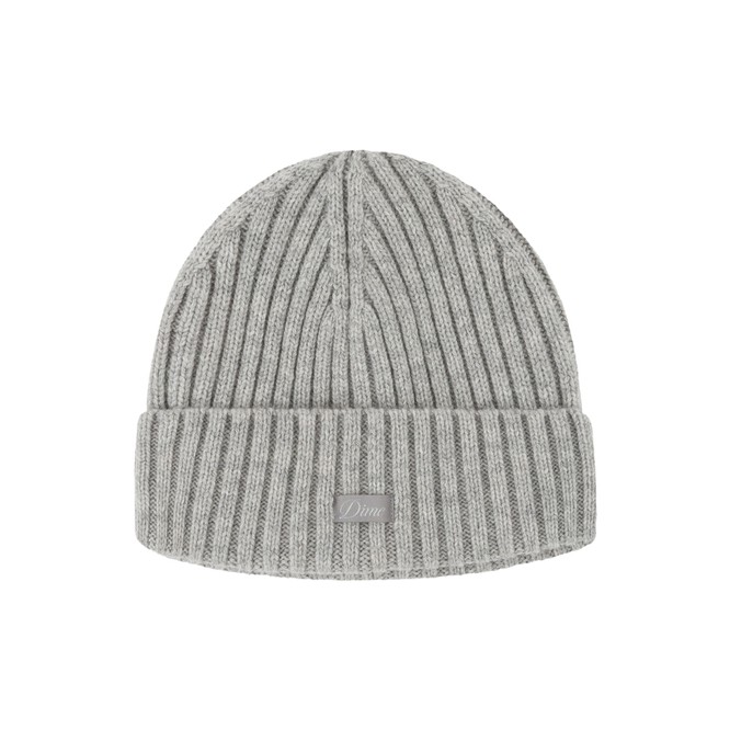 Dime Cashmere Fold Beanie (Light Gray)