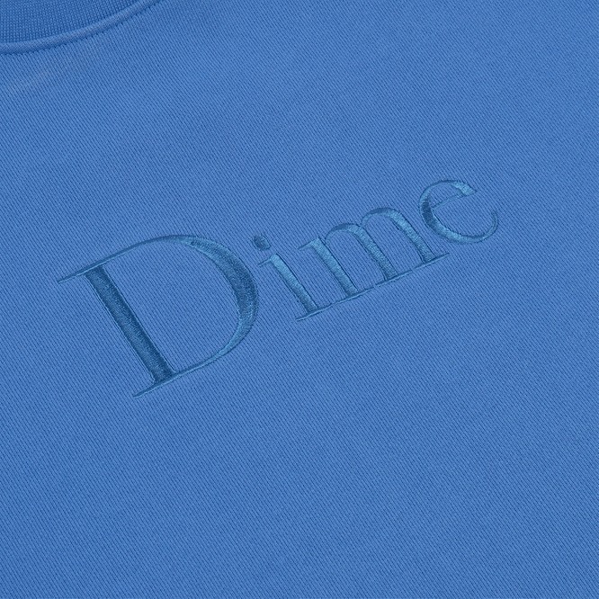 Dime Classic Logo Crewneck (Sonic Blue)