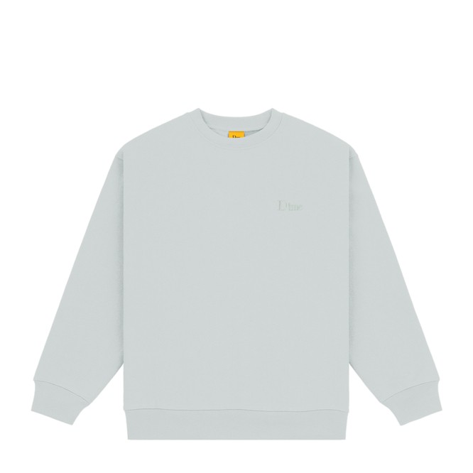 Dime Classic Small Logo Crewneck (Ice Water)