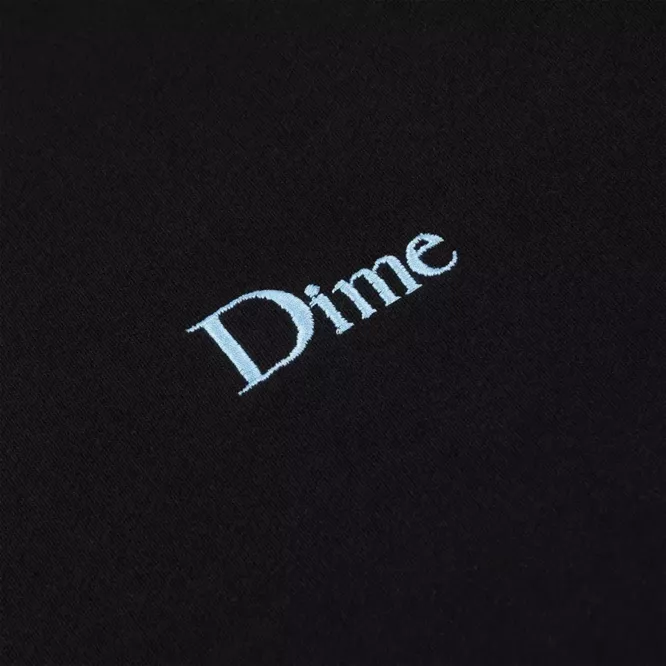 Dime Classic Small Logo Hoodie (Black)
