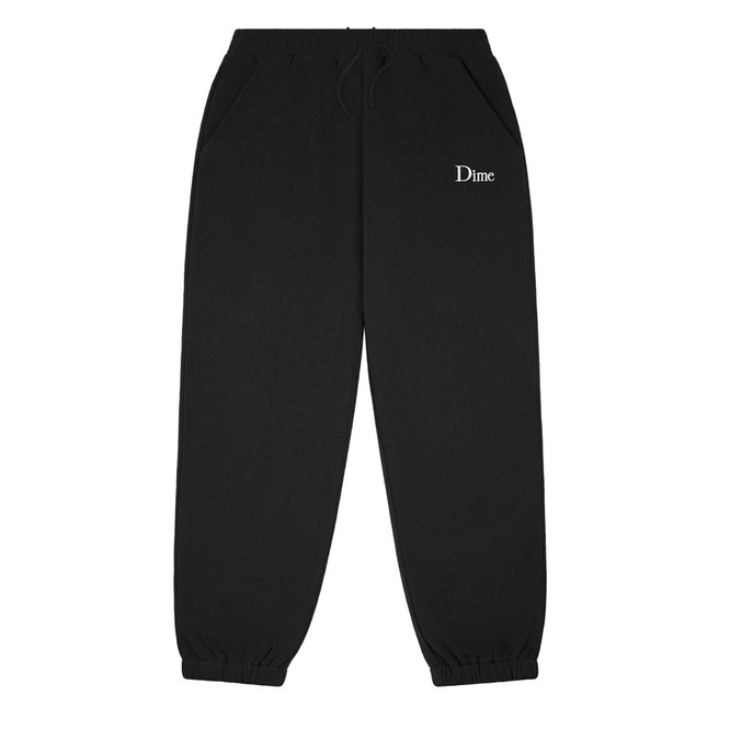 Dime Classic Small Logo Sweatpants (Black)