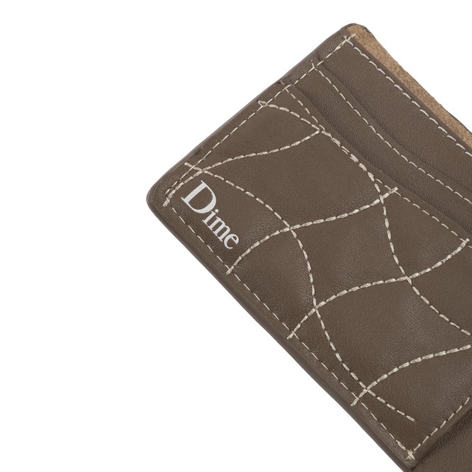 Dime Quilted Bifold Wallet (Brown)