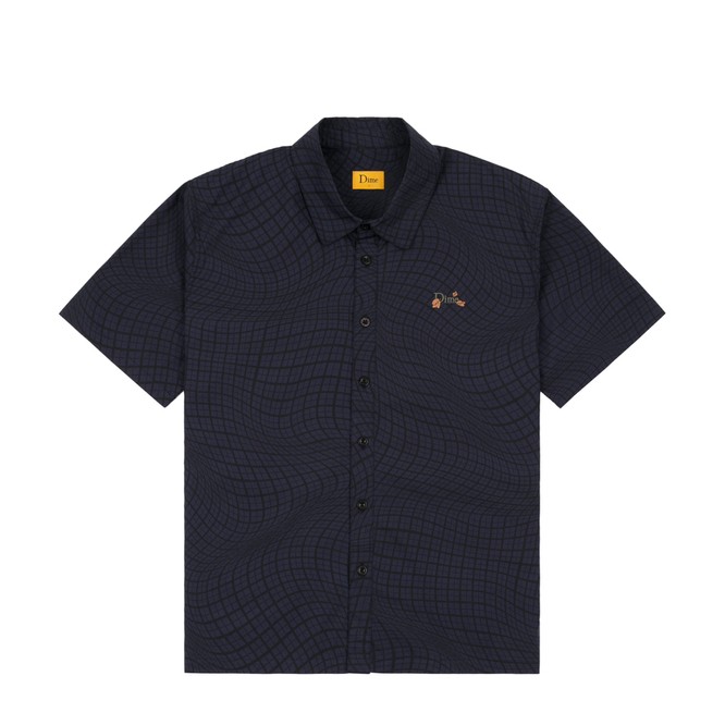 Dime Warp Leafy Shirt (Navy)