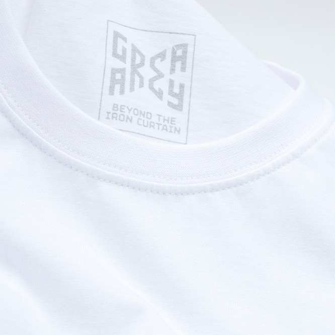 Gray Area Logo Tee (White)