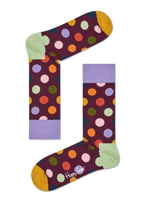 HAPPY SOCKS BIG DOT (MAROON)