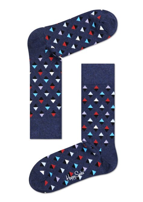 Happy Socks Navy Mini Diamond socks