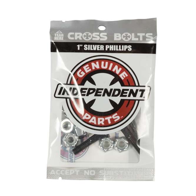 Independent Cross fittings 1" (Black / Silver)