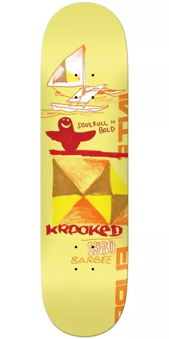 Krooked Skateboarding Barbee Soulful 8.5" x 31.85"