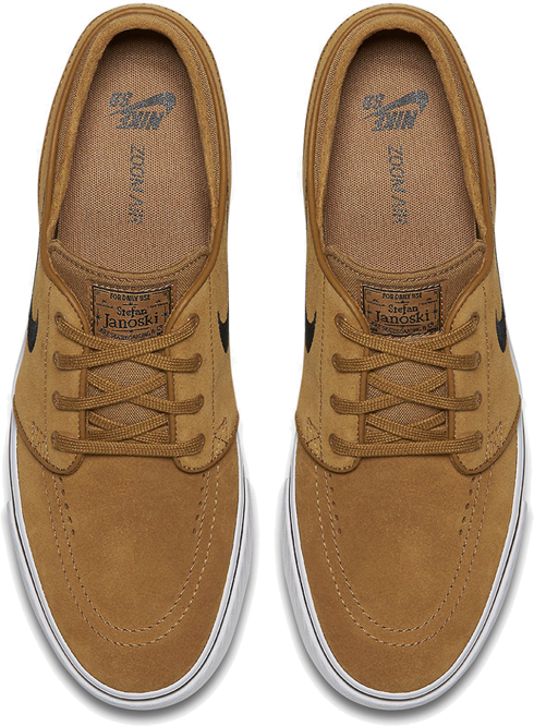 NIKE SB Zoom Stefan Janoski Golden Beige / Black shoes