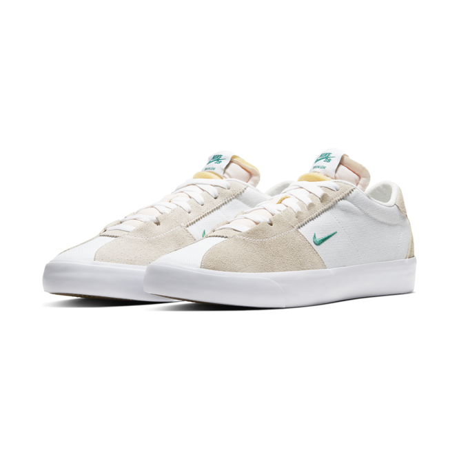 Nike SB Air Zoom Bruin Edge (White / Neptune Green / Vivid Orange)