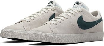 Nike SB Blazer Low shoes (Summit White / Deep Jungle)