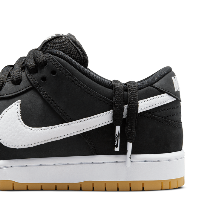 Nike SB Dunk Low Pro ISO (Black / White / Gum Light Brown)