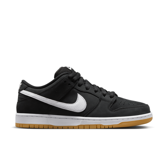 Nike SB Dunk Low Pro ISO (Black / White / Gum Light Brown)