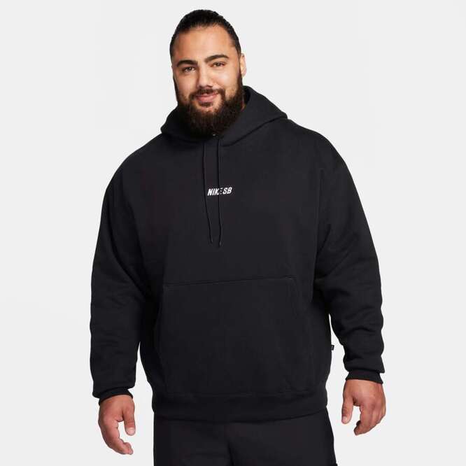 Nike SB Essential Skate Hoodie (Black / White)