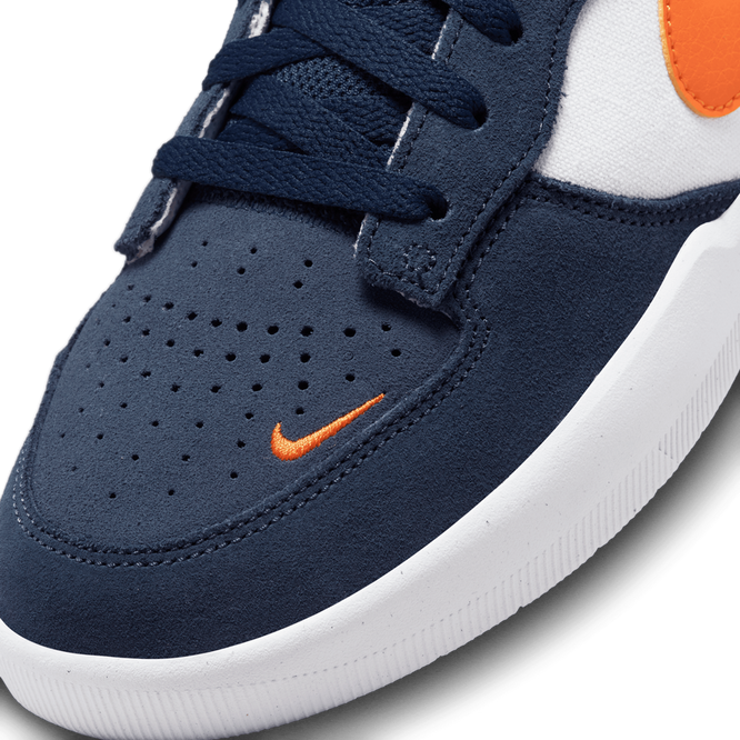 Navy blue and orange nikes on sale