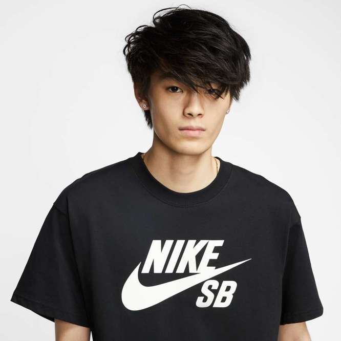 Nike SB Logo Skate Tee (Black/White)