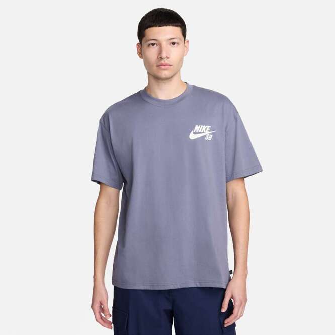 Nike SB Logo Skate Tee (Light Carbon)