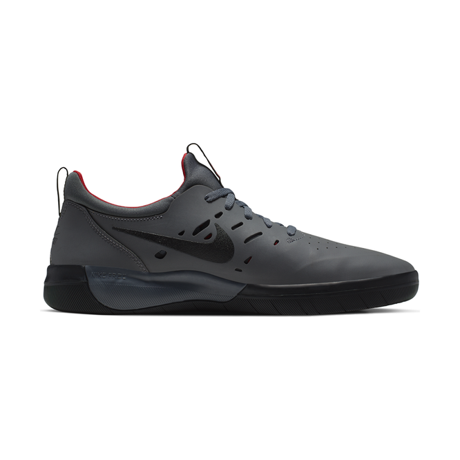 Nike SB Nyjah Free shoes Dark Gray Black Gym Red