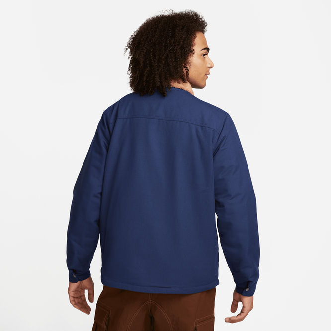 Nike SB Padded Flannel Skate Jacket (Midnight Navy / Dark Driftwood / White)